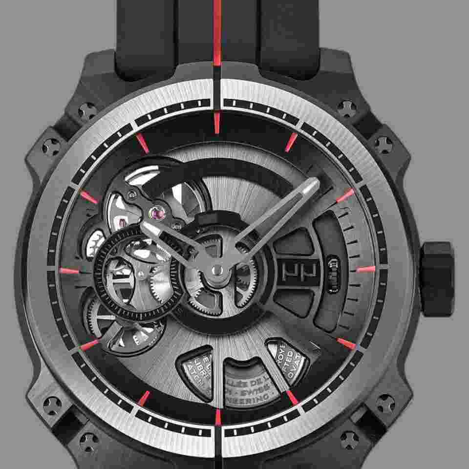 Mauron Musy Almuir MU05-201 | Titanium | 44 mm | Skeleton | Box&Papers 