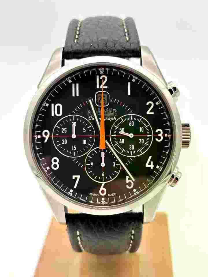 Roamer La Grande Edelstahl Automatik Chronograph Herrenuhr / Ref 101359