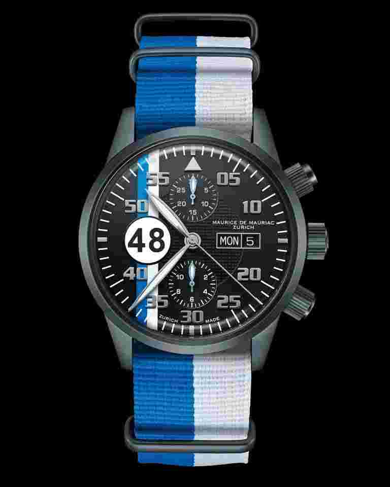 Maurice de Mauriac CHRONO MODERN “Grand Prix Zürich" Lucky Number