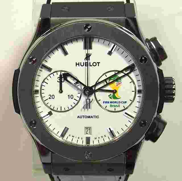 Hublot Classic Fusion Chronopgraph Fifa Worldcup 2014 Fifa World Cup 2014 Champion auf 100 Stück limitierte Sonderedition 