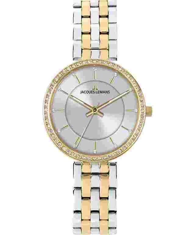 Jacques Lemans 1-2212C Damenuhr Milano Quarz Bicolor
