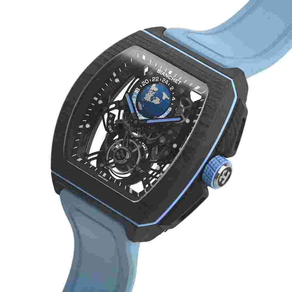 Bianchet Flying Tourbillon Sports GMT B1.618 Sky Blue 
