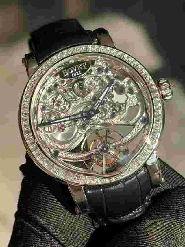 Bovet Dimier Récital Diamond tourbillon watch Skeleton 44MM Dimier Recital DTR0-004