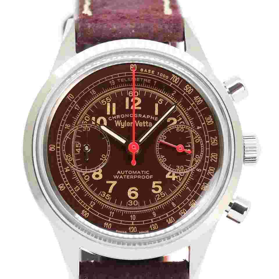 Wyler Vetta Chronographe 36 Auto WV0362 Nuovo da Rivenditore Ufficiale