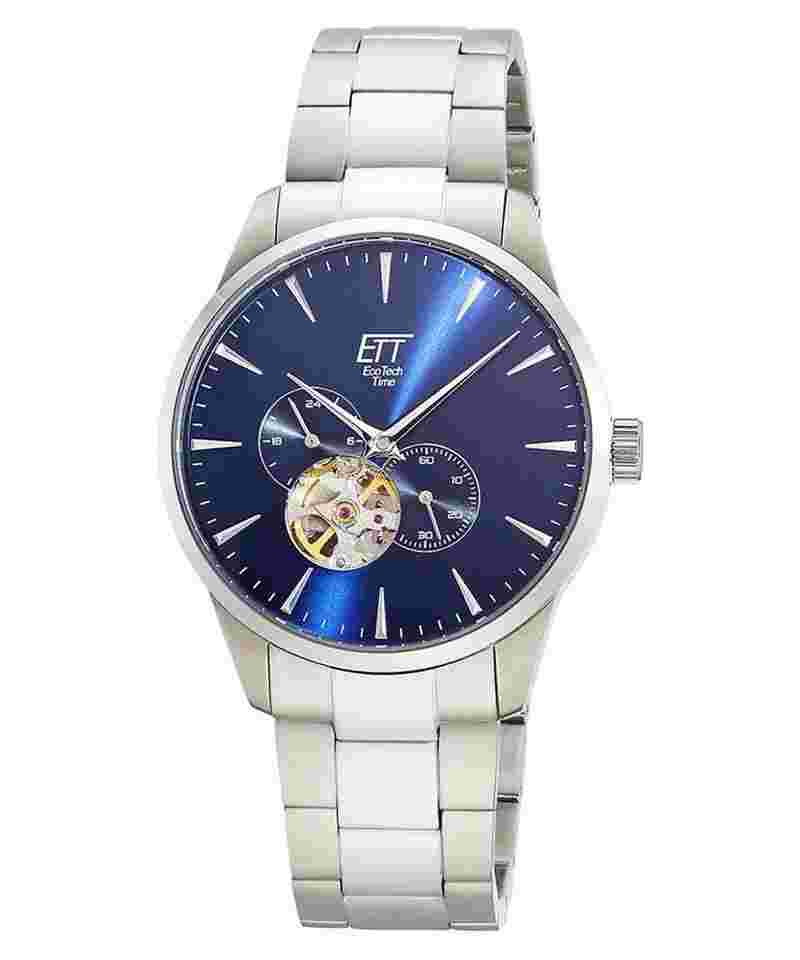 ETT Eco Tech Time EGS-40402-31M Herrenuhr Automatik Motion Drive Stahl/Blau