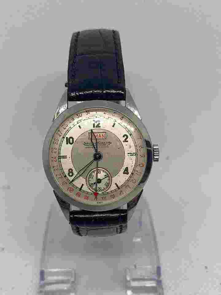 Jaeger-LeCoultre Ca. 1930s 2701 Duo Date 
