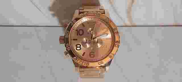 Nixon A083897 Chronograph Nixon 51‑30 Chrono – A083‑897 (Rose Gold) Novo Nunca Usado
