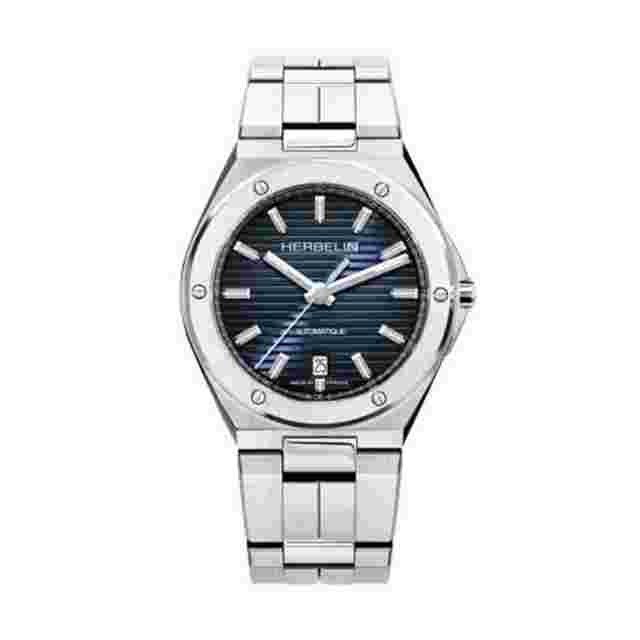 Michel Herbelin Cap Camarat 40mm Automatic Blue Dial Stainless Steel Bracelet