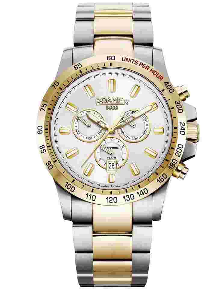 Roamer 861837 47 15 20 Herrenuhr Rimini Chronograph 45mm 10ATM