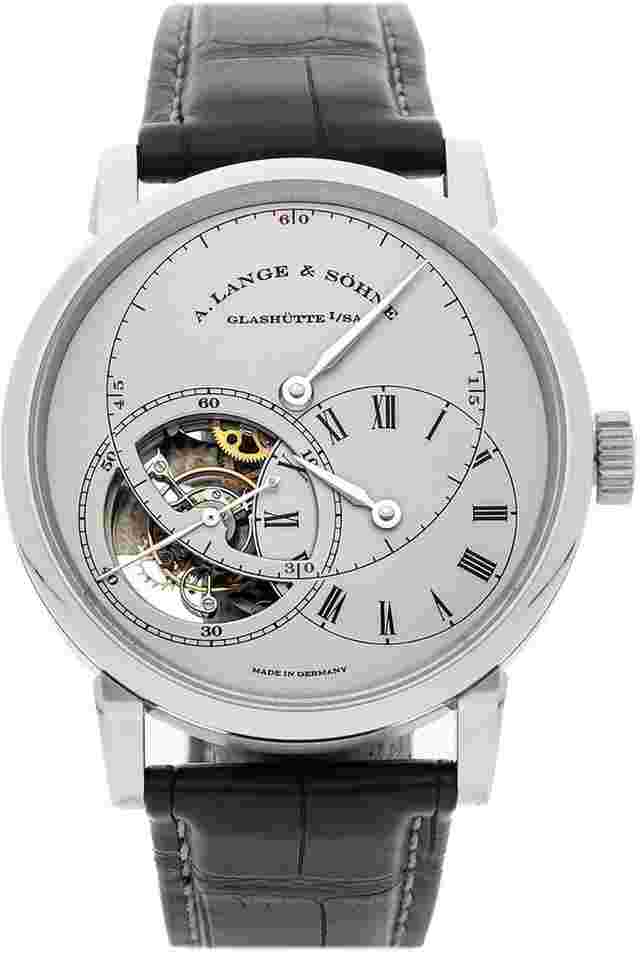 A. Lange & Söhne Richard Lange Tourbillon Pour le Mérite Fusee-and-Chain Transmission Platinum Limited 100 Full Set - Extremely Rare Highly Collectible Limited Edition