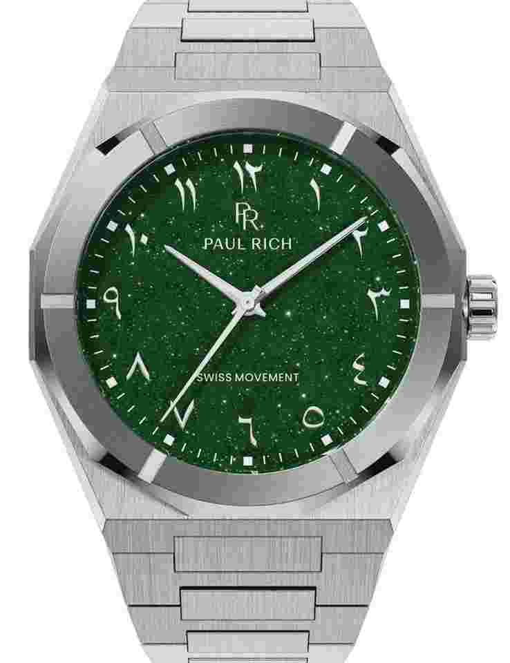 Paul Rich PR-45253 Herrenuhr Star Dust II Emerald Mirage 43mm 5ATM