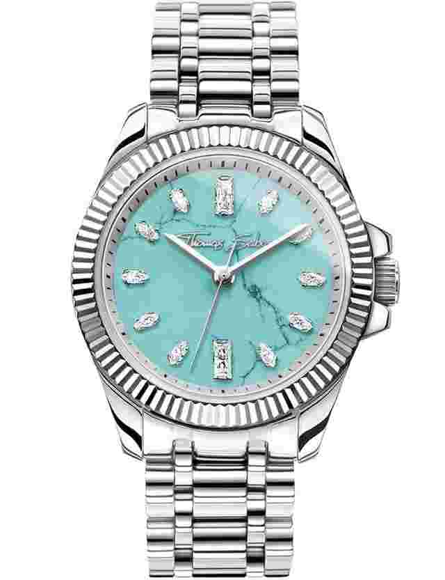 Thomas Sabo WA0435 Damenuhr Divine Jewellery Stone silberfarben 33mm 5ATM 