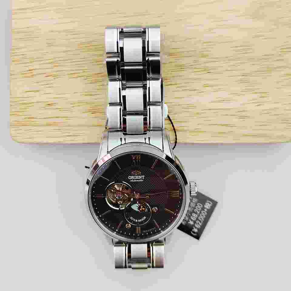 Orient Sun and Moon SUN＆MOON analog Mechanical metal strap watch RN-AS0001B