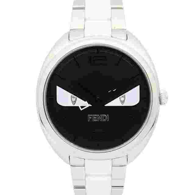 Fendi Bugs Monster Watch Stainless Steel Women's Black 21000M