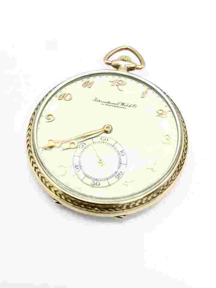 IWC de poche IWC Montre de poche art déco 14 carats