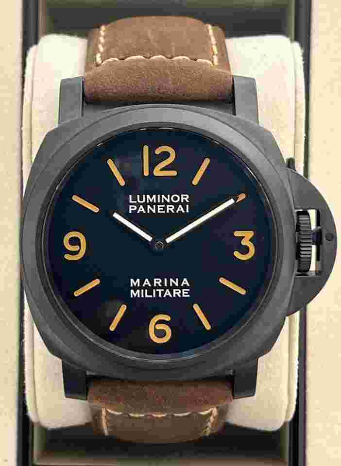 Panerai Luminor New 2026 Marina Militare 44mm Black DLC 3 Day Pam05218 P.6000 In house Movement