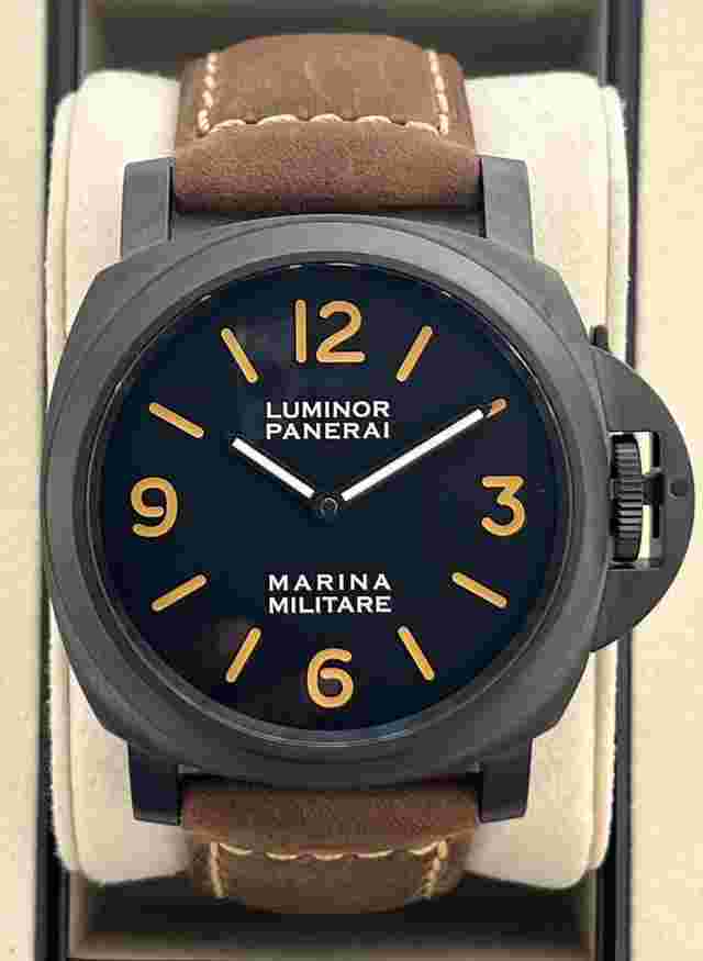 Panerai Luminor New 2026 Marina Militare 44mm Black DLC 3 Day Pam05218 P.6000 In house Movement