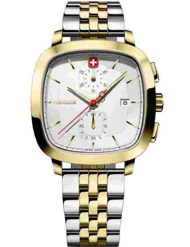 Wenger 01.1933.107 Herrenuhr Vintage Classic Chronograph 40mm 5ATM