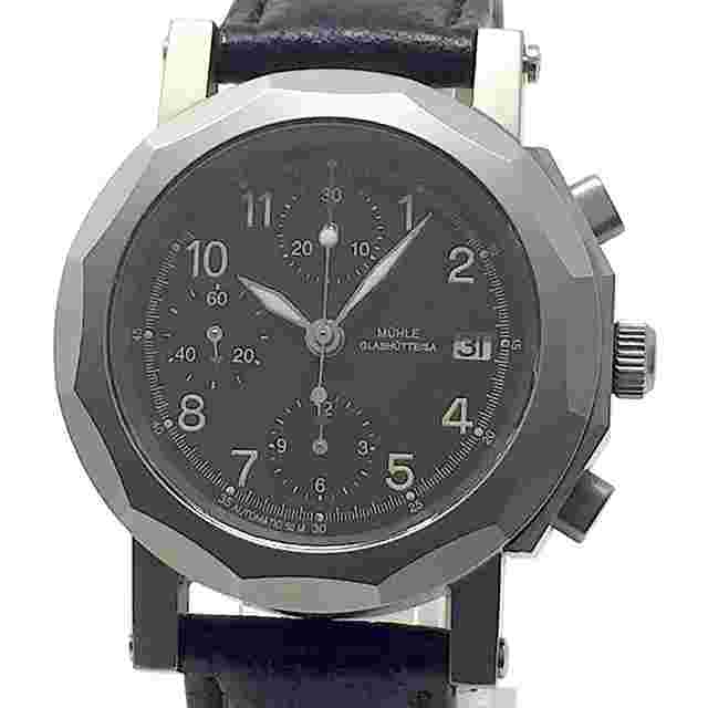 Mühle Glashütte (like new & unworn) TITANIUM Marineflieger Chronograph Full-Set M1-31-10 QQII