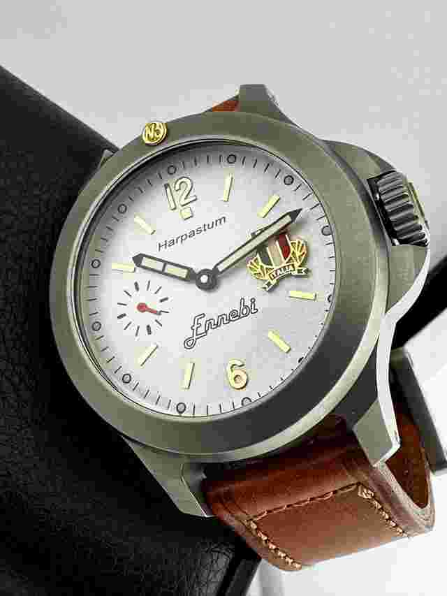 Ennebi Harpastum Ref 15220 Limited Edition 80 Pieces 49mm Titanium Manual Wind