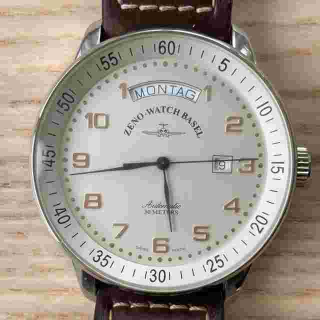 Zeno-Watch Basel X-Large Pilot XL Automatic Full set hardly worn