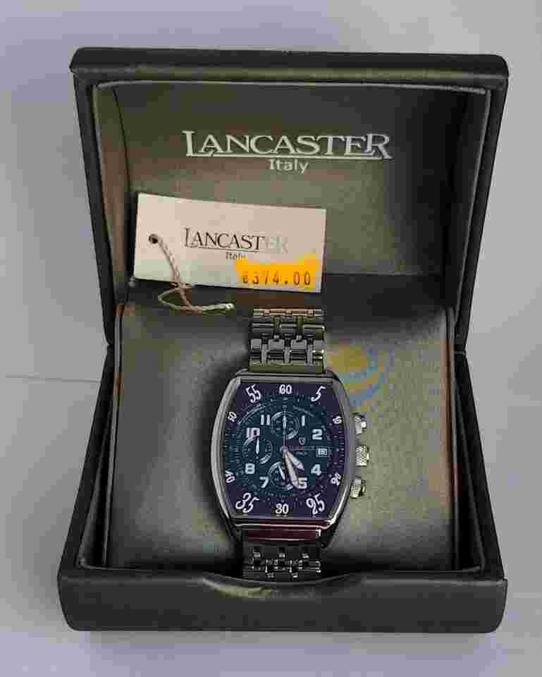 LANCASTER 0258 NOS 2003 Italian LANCASTER Chronograph Men's Quartz Watch 