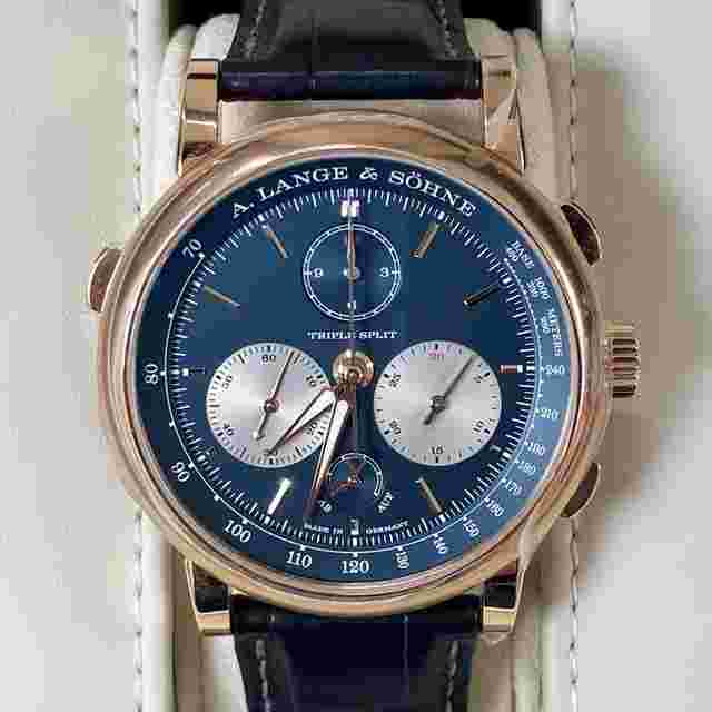 A. Lange & Söhne Saxonia Triple Split Limited Edition 18k Rose Gold 43mm