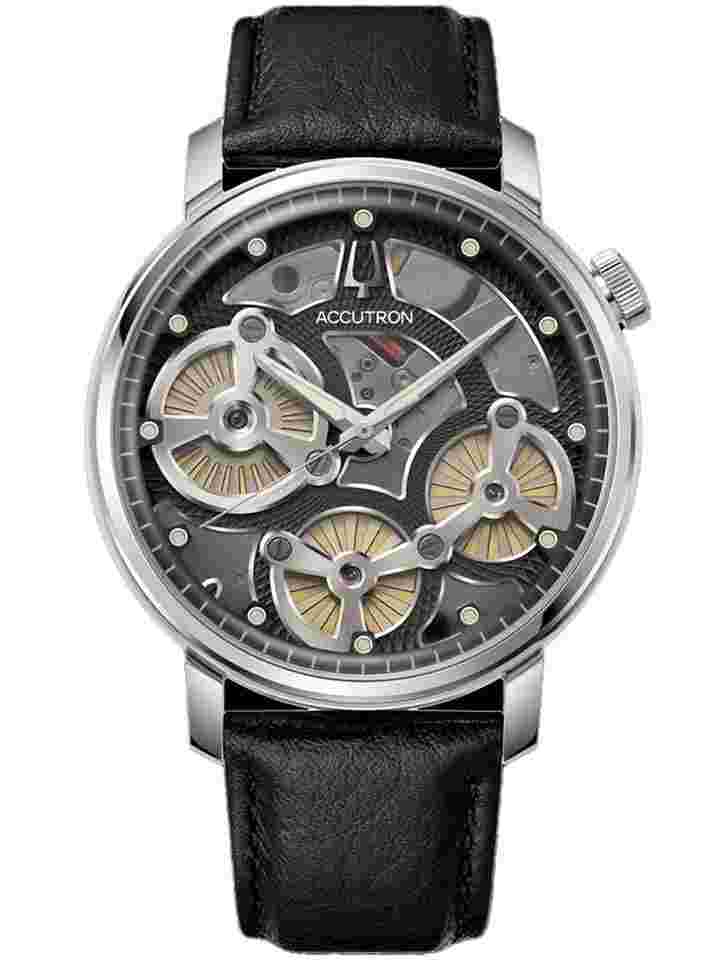 Bulova Accutron 26A210A Accutron Spaceview Evolution Herrenuhr 44mm 5ATM