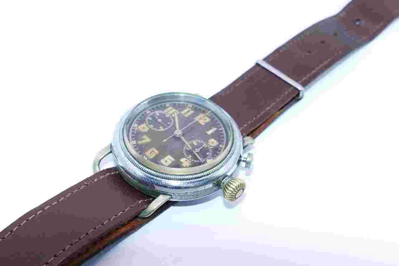 Leonidas vintage 1930s German chronograph - LEONIDAS Rare military pilot`s