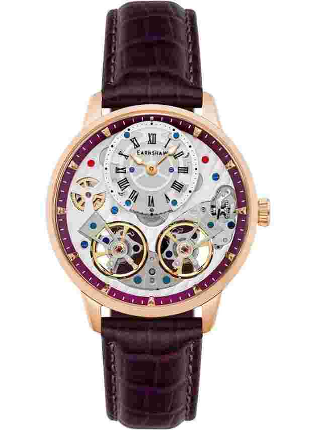 Thomas Earnshaw ES-8273-06 Brewster Double Barrel Automatik Herrenuhr 42mm
