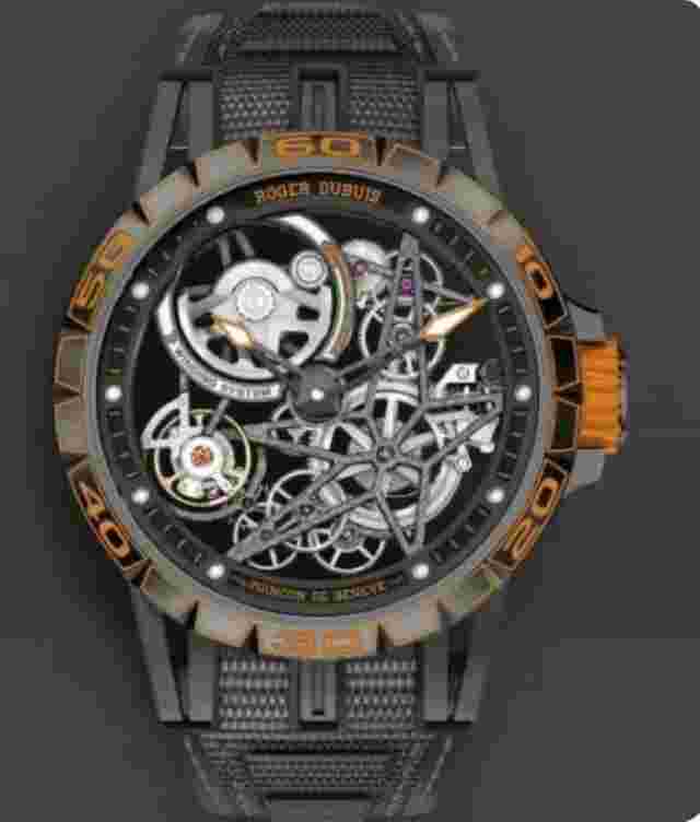 Roger Dubuis Excalibur Spider Pirelli original papers