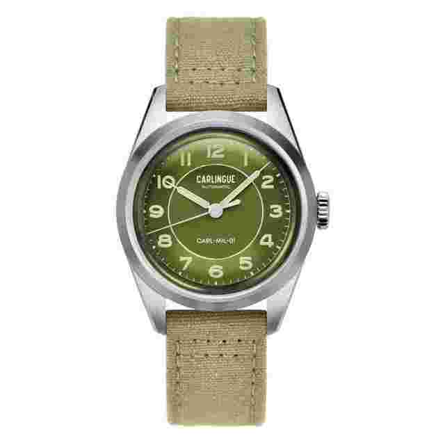 Carlingue Montre Military 01 Vert CT-003-D 