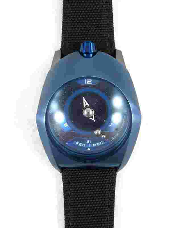 SpaceOne Blue Tellurium Aventurine Dial in Titanium Case with Box & Papers in Unworn Condition Limited Edition - 200 Made