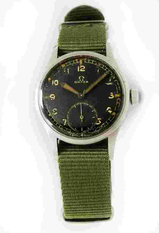 Omega Classic Vintage WWW Military Cal.30T2 Winding 35mm Men Steel Watch C.1944