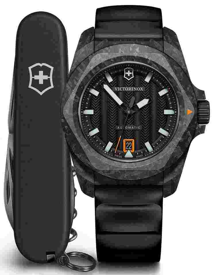 Victorinox Swiss Army I.N.O.X. 242023.1 Herrenuhr I.N.O.X. Karbon Automatik 41mm 20ATM