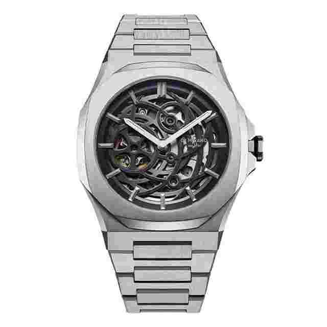D1 Milano Montre Skeleton Silver SKBJ10 