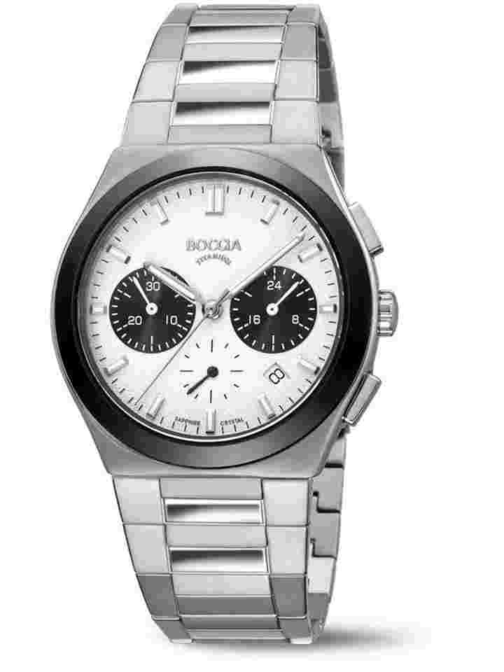 Boccia 3736-01 Herrenuhr Titanium Chronograph 39mm 5ATM 