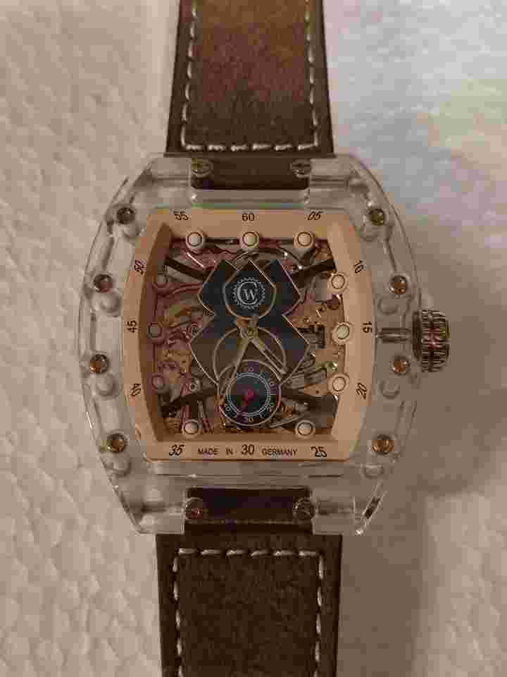 Constantin Weisz Translucend LIMITED EDITION auf 22 Stk. SAPHIR-TEC-GEHÄUSE ungetragen 