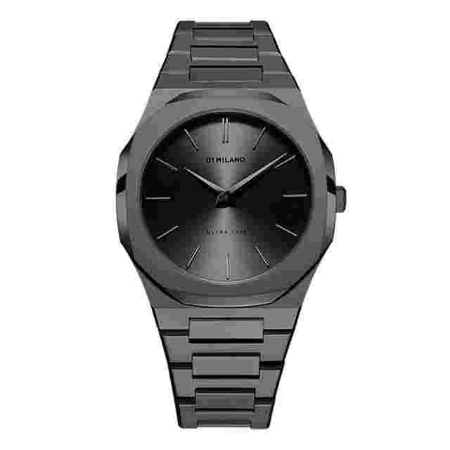D1 Milano Montre Ultra Thin Antracite D1-UTBJ22 