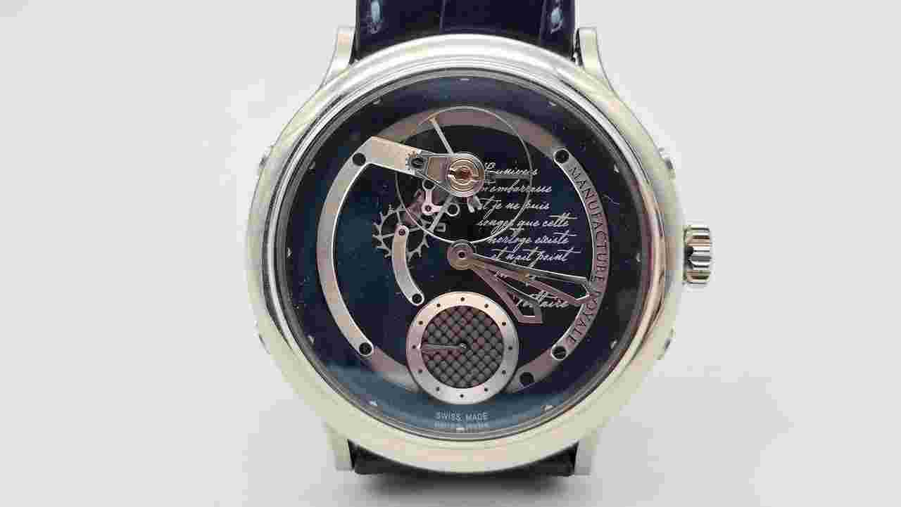 Manufacture Royale Voltige 1770VT45.00.B Special Edition Nº00 to 7 unit. Edición especial nº 00 de siete unidades. 