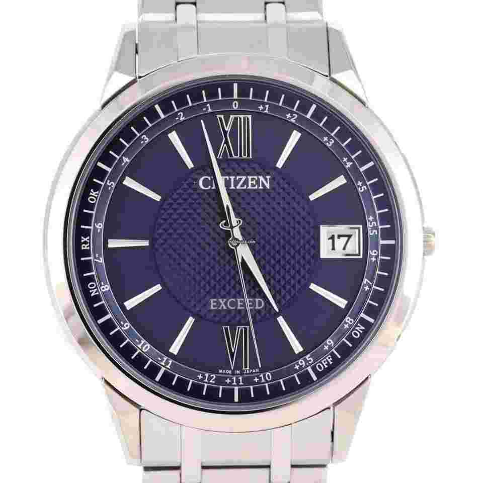 Citizen Exceed [] Citizen Exceed Radio-Controlled Watch H147-A1B4B03/CB1140-61L TI Solar Powe...
