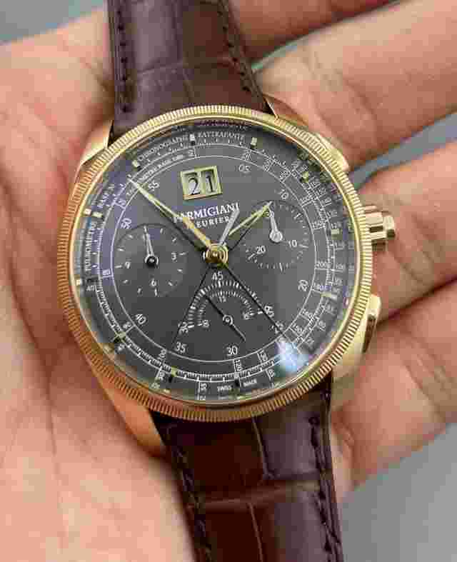 Parmigiani Fleurier Tonda Limited edition of 25 rose gold watch 42MM.Tonda Chronor Anniversaire PFH282-1000200