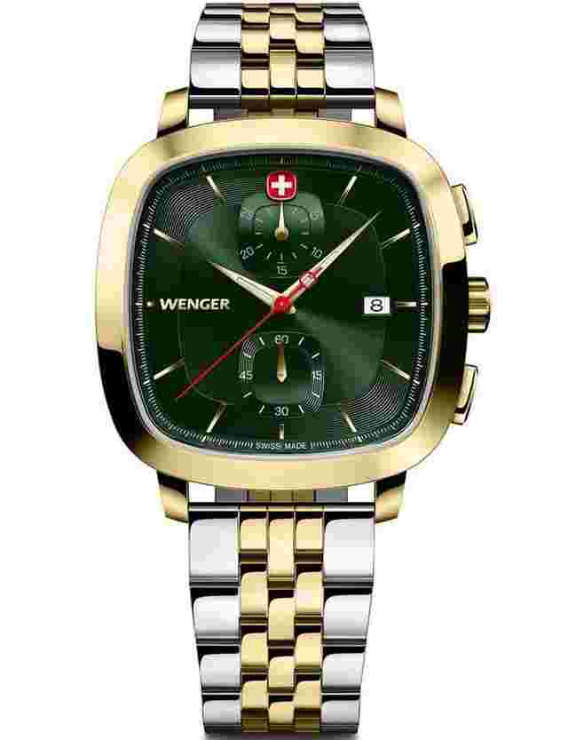Wenger 01.1933.105 Herrenuhr Vintage Classic Chronograph 40mm 5ATM