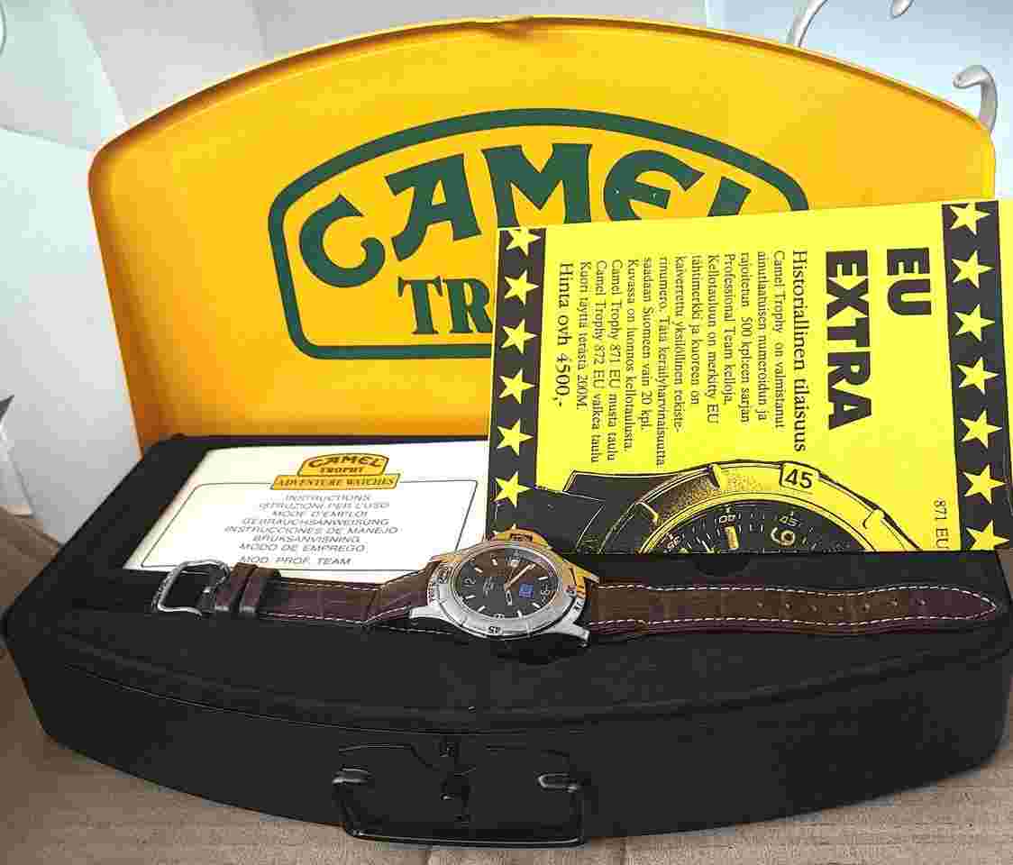 Camel Trophy Adventure watch European limited edition 750X Professional Team no 126/750