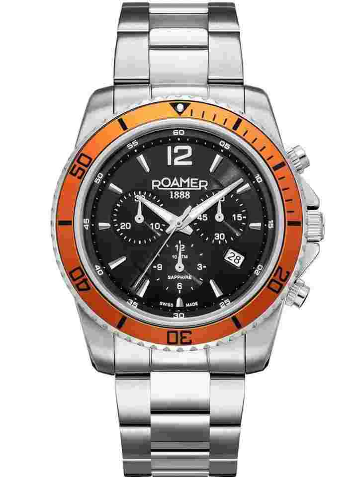Roamer 862837 41 65 20 Herrenuhr Nautic Chrono 100 Chronograph 43mm 10ATM