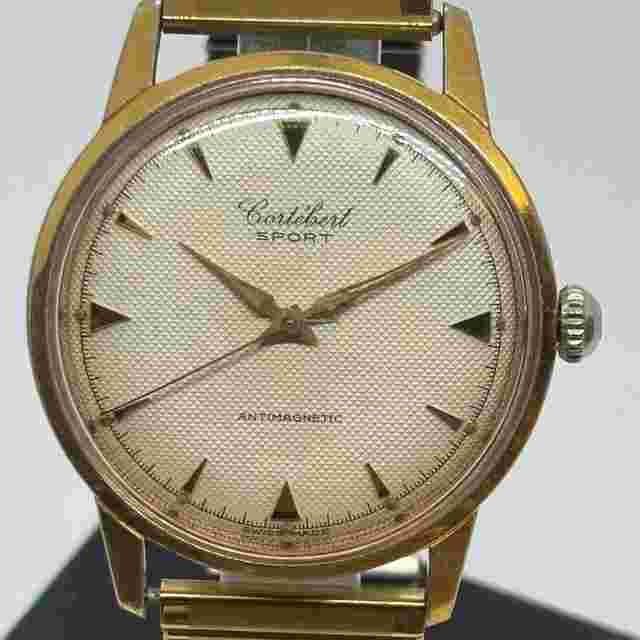 Cortébert Sport Grand Prix Honeycomb Dial Serviced