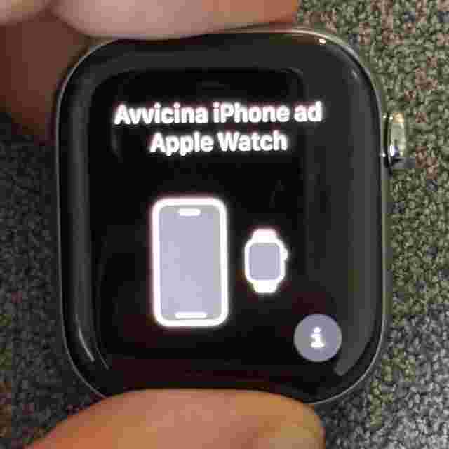 Apple Apple Watch Hermes Series 10 42 mm silver Titanium GPS + Cellular orange band New full set open box
