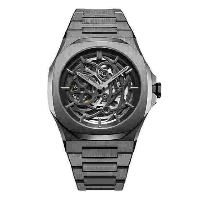 D1 Milano Skeleton Gun Metal SKBJ11