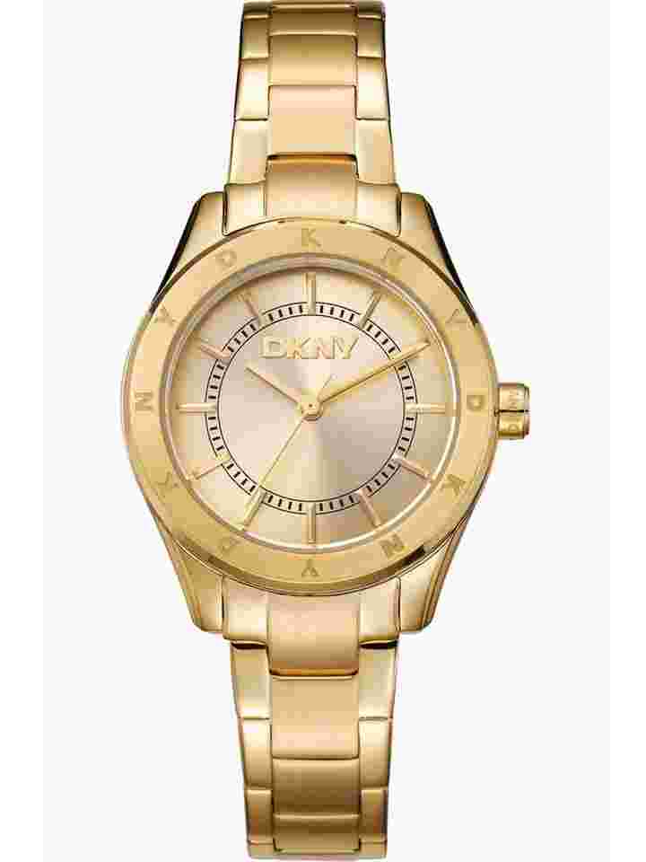 DKNY DK1L018M0035 Damenuhr Chambers Sport Gold 30mm 5ATM 