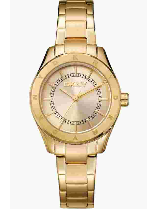 DKNY DK1L018M0035 Damenuhr Chambers Sport Gold 30mm 5ATM 